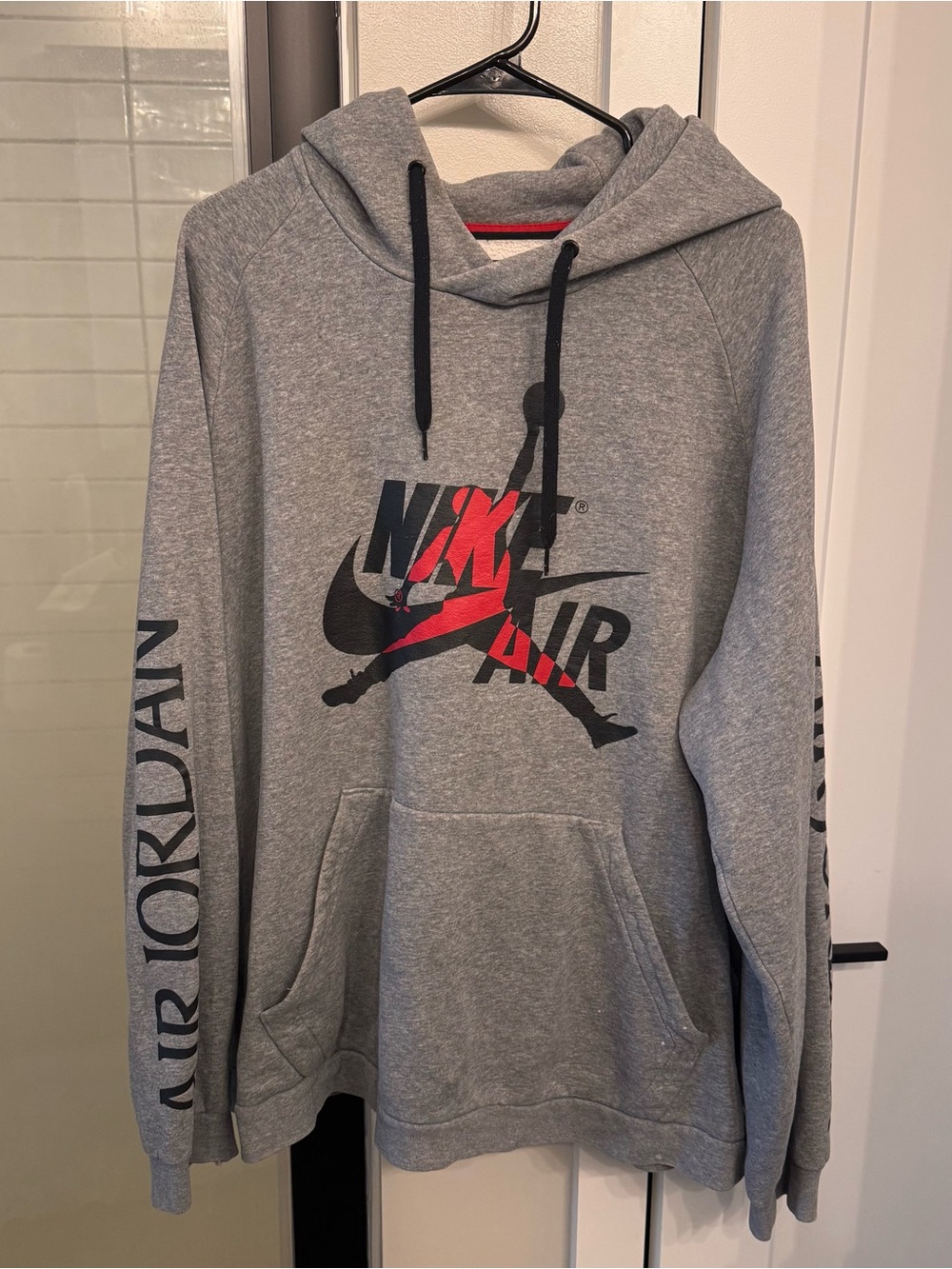 Nike Air Jordan Gray Pullover Hoodie